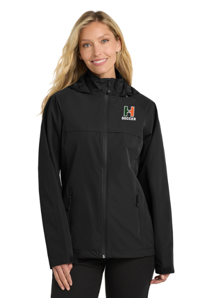 Fútbol femenino de Hopkinton: chaqueta impermeable Atlantic para mujer (5476)