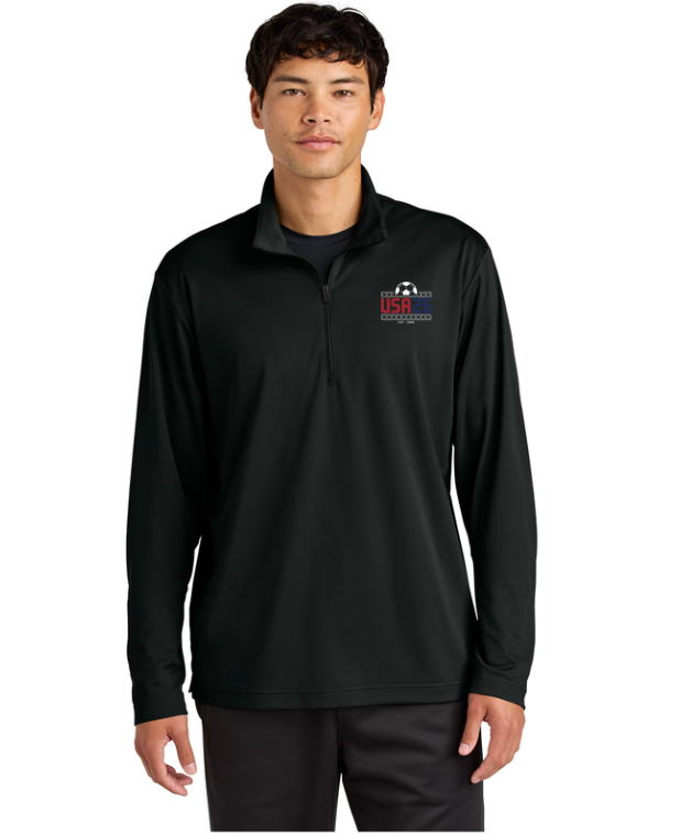 World Soccer 2026 - USA Micropique Sport-Wick® 1/4-Zip (ST672)