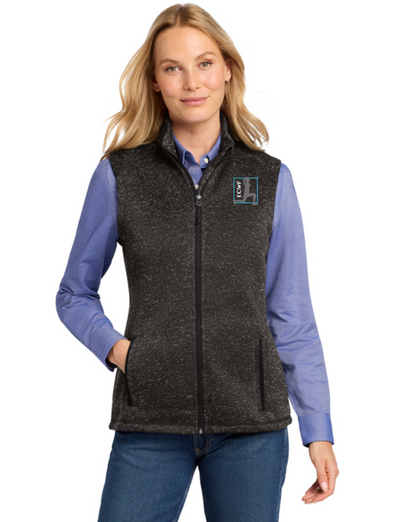 East Coast Women's Fitness- Women's Sweater Fleece Vest (L236)