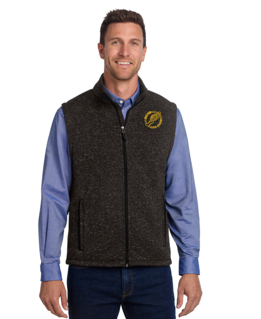 Boston Latin Academy T&F- Sweater Fleece Vest (F236)