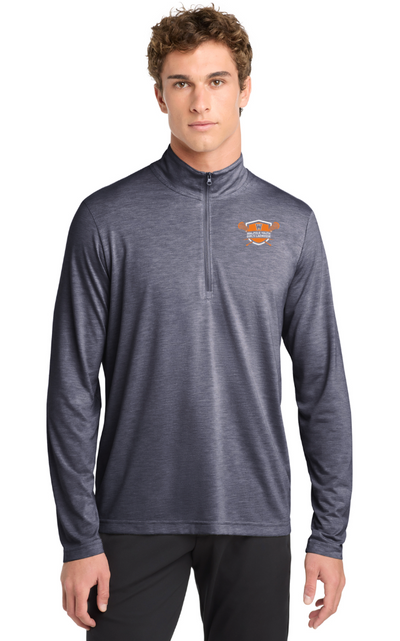 Walpole Youth Girls Lacrosse - MEN'S  Triblend 1/4 Zip-Pullover (ST407)