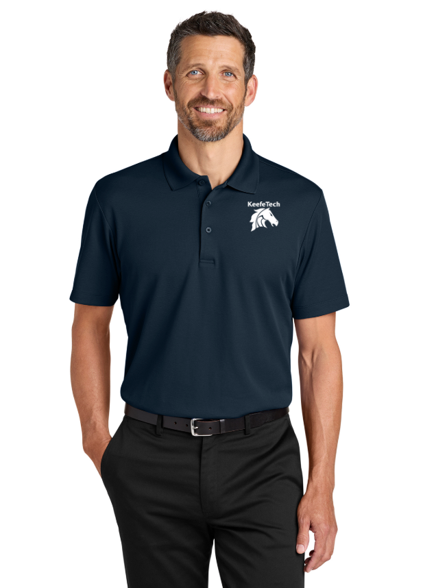 Keefe Tech High School- Men's Plaited Pique Polo (K620)