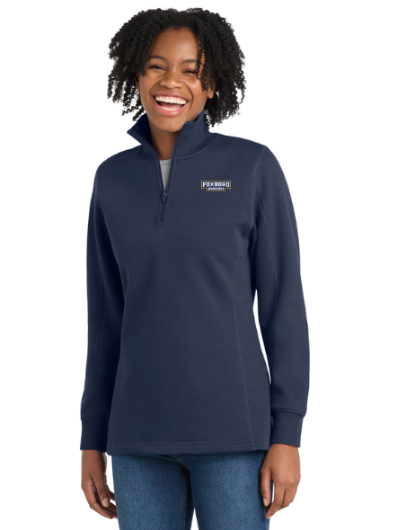 Foxboro Boys Soccer - Women's 1/4-Zip Sweatshirt (LST253)