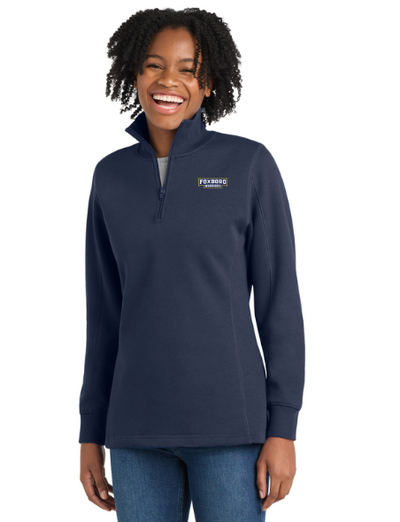 Foxboro Boys Soccer - Women's 1/4-Zip Sweatshirt (LST253)