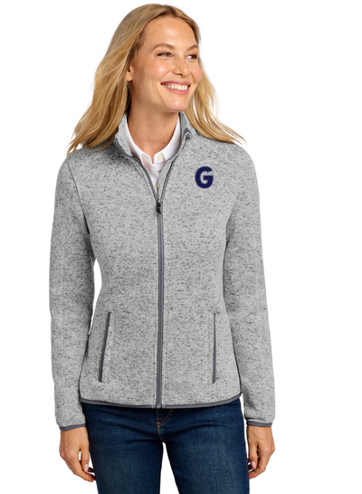 Gates Middle School - Women's Sweater Fleece Jacket (L232)
