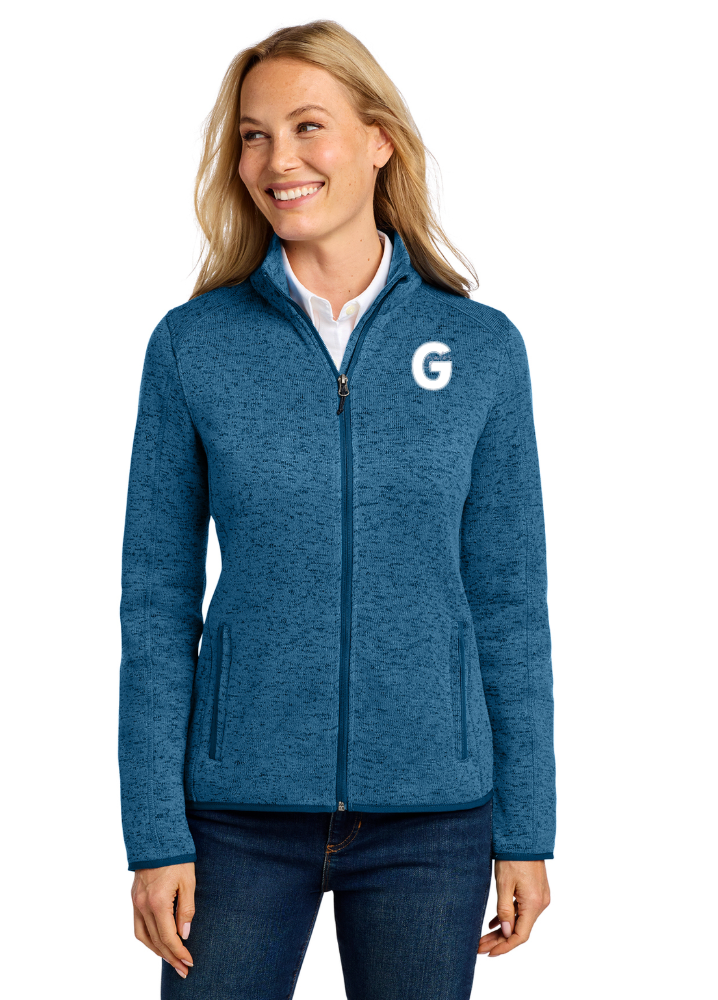 Gates Middle School - Women's Sweater Fleece Jacket (L232)