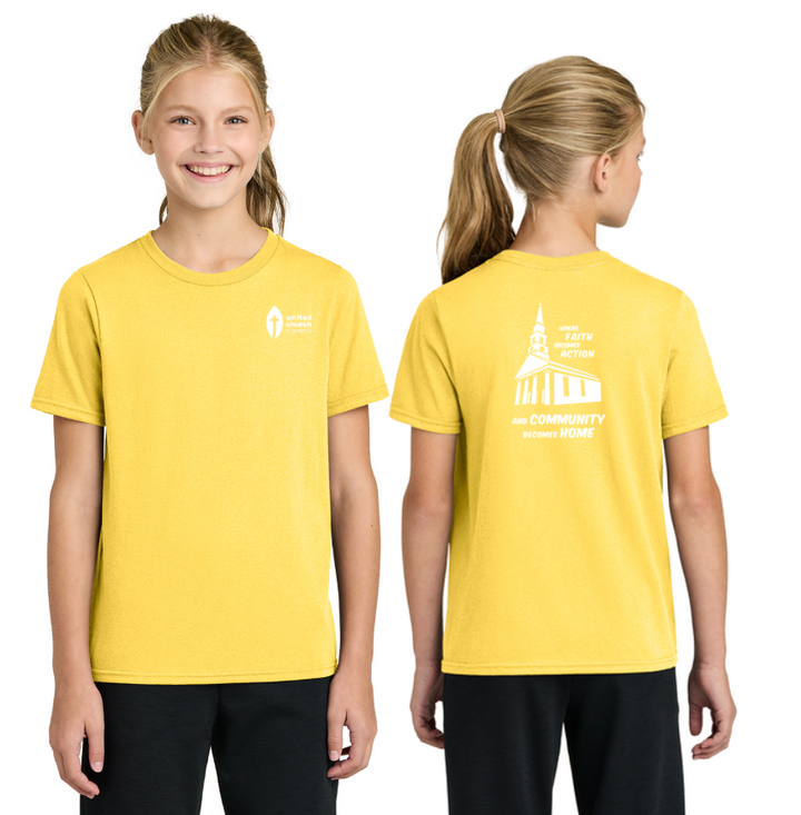 United Church Walpole-Youth Easy Cotton Tee (PC43Y)