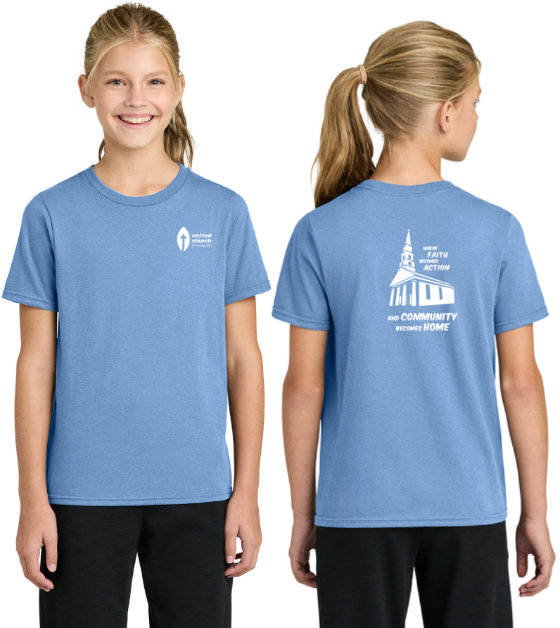 United Church Walpole-Youth Easy Cotton Tee (PC43Y)