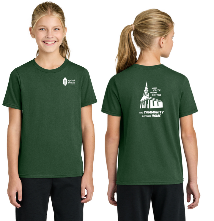 United Church Walpole-Youth Easy Cotton Tee (PC43Y)