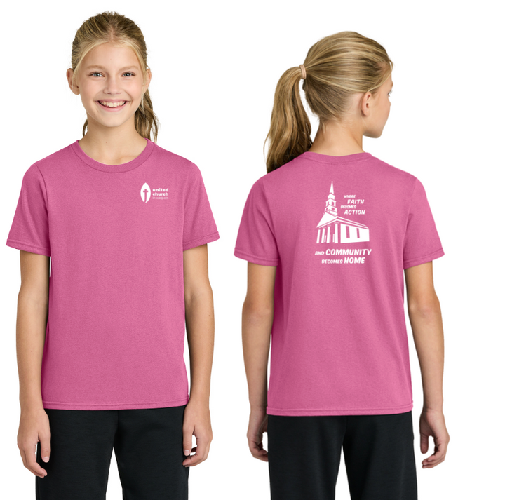 United Church Walpole-Youth Easy Cotton Tee (PC43Y)