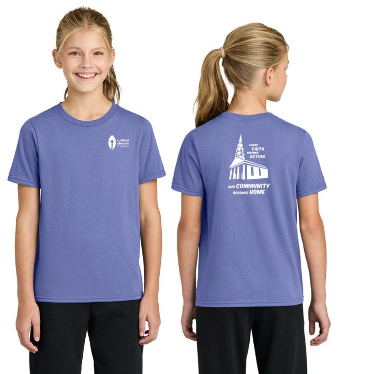 United Church Walpole-Youth Easy Cotton Tee (PC43Y)