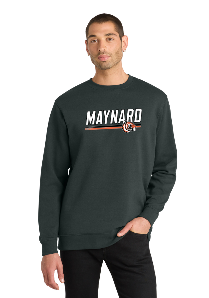 Sudadera unisex de polar con cuello redondo para adultos de Norwell Track & Field (DT6104)