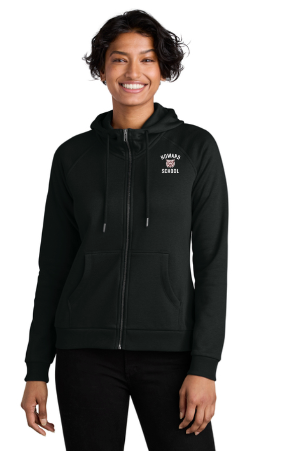Howard School - Women’s Organic CVC Fleece Full-Zip Hoodie (AL5003)
