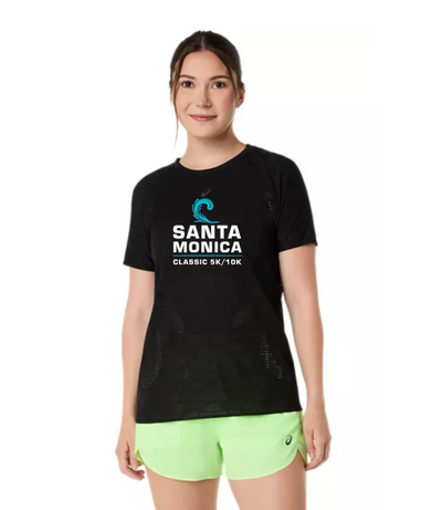 Camiseta de manga corta ASICS Metarun para mujer para la carrera en carretera Falmouth 2024 (2012C976-300) FRR07