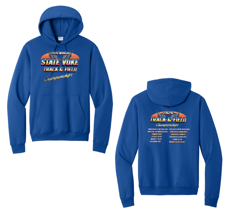 MVADA State Championships 2026 - Unisex Fleece Pullover Hooded Sweatshirt (PC78H)