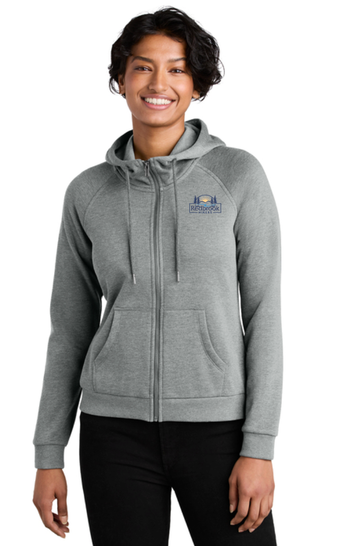 Redbrook Hikers - Women’s Organic CVC Fleece Full-Zip Hoodie (AL5003)
