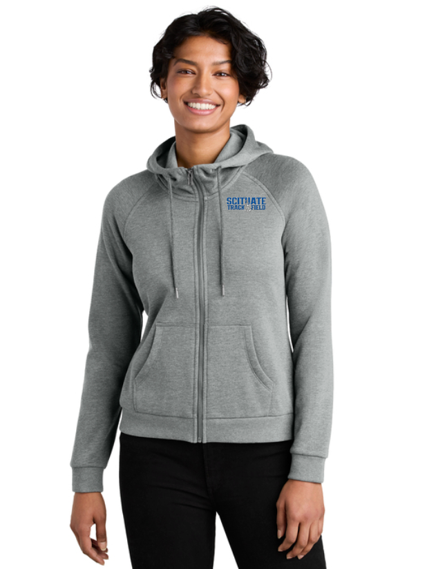 Scituate Track & Field- Women’s Organic CVC Fleece Full-Zip Hoodie (AL5003)