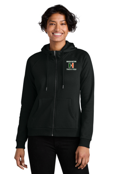 Hopkinton Track & Field- Women’s Organic CVC Fleece Full-Zip Hoodie (AL5003)