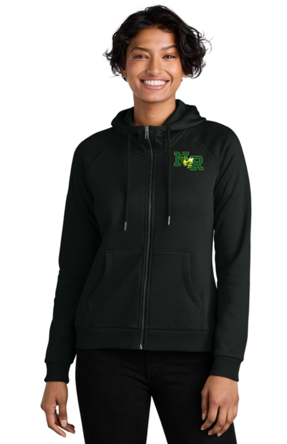 North Reading Track & Field- Women’s Organic CVC Fleece Full-Zip Hoodie (AL5003)