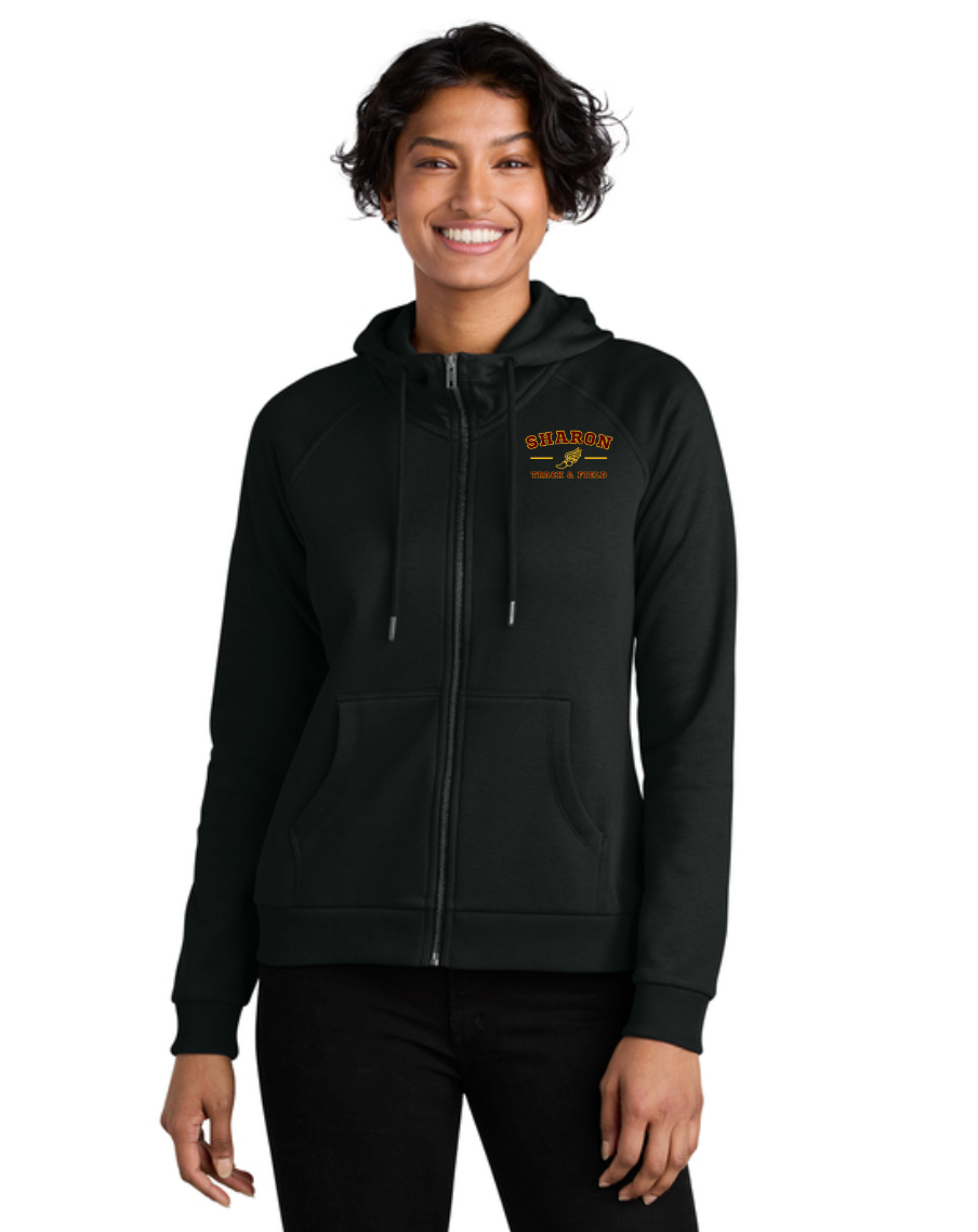 Sharon Track and Field- Women’s Organic CVC Fleece Full-Zip Hoodie (AL5003)