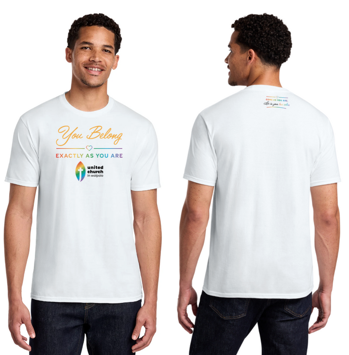 United Church Walpole - TRUE COLORS- Adult Unisex Tee (PC450)