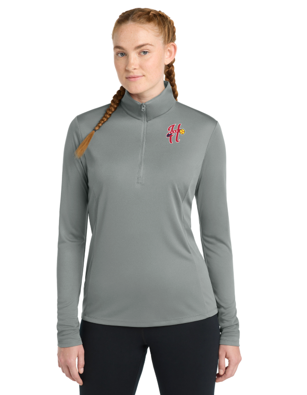 Hurricanes Softball - Ladies' Performance Quarter-Zip (LST357)