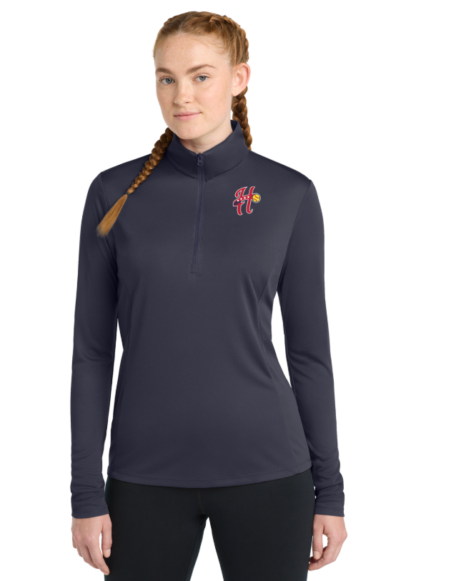 Hurricanes Softball - Ladies' Performance Quarter-Zip (LST357)