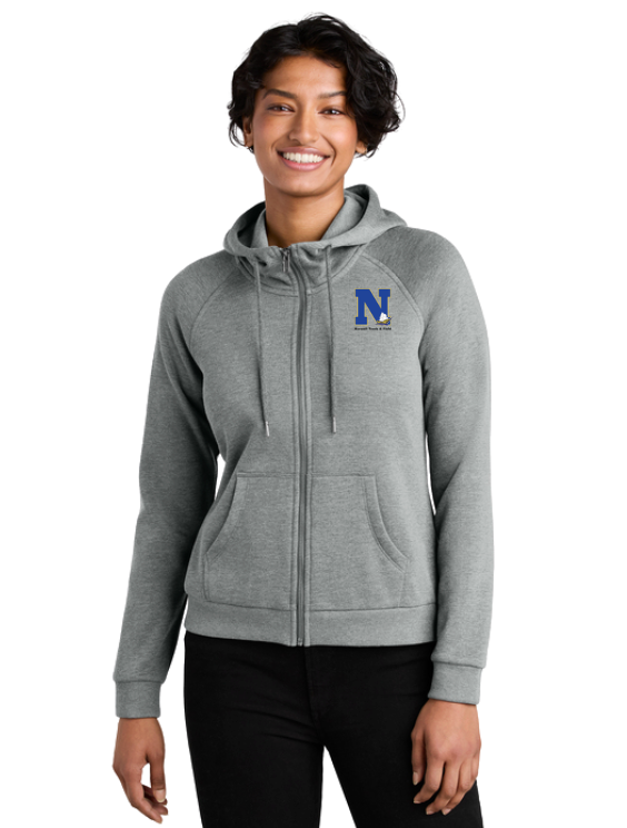 Norwell Track and Field- Women’s Organic CVC Fleece Full-Zip Hoodie (AL5003)