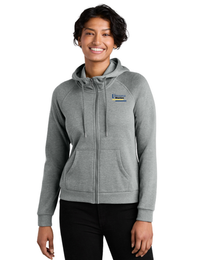 AHERN- Women’s Organic CVC Fleece Full-Zip Hoodie (AL5003)