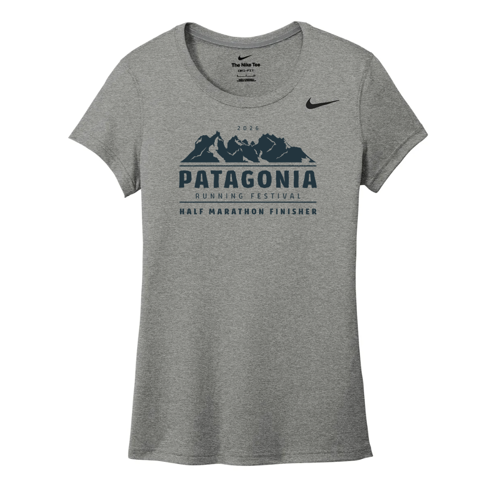 Patagonia Running Festival Finisher - Nike Women's Team rLegend Tee (DV7312) (Carbon Heather)