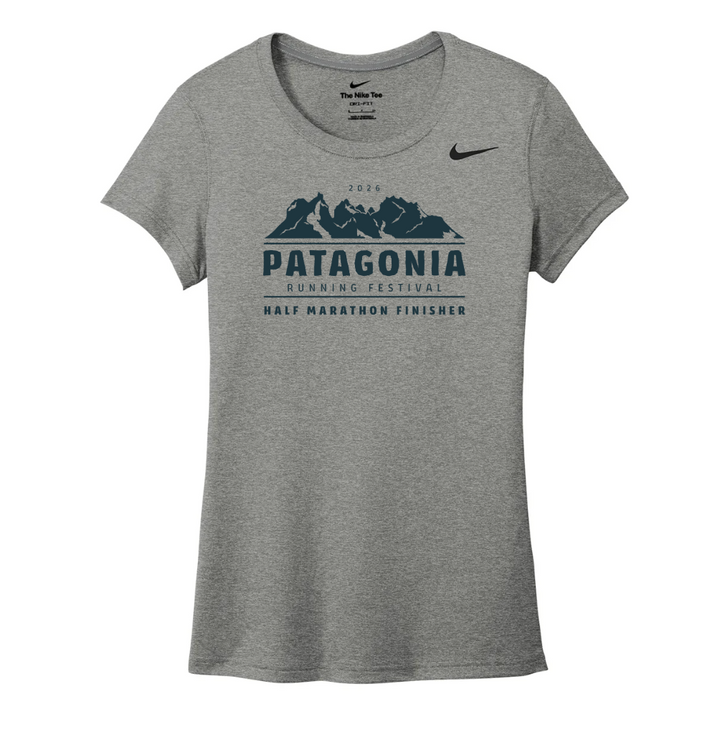 Patagonia Running Festival Finisher - Nike Women's Team rLegend Tee (DV7312) (Carbon Heather)