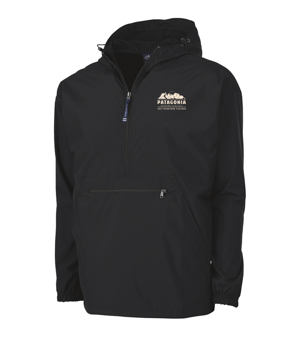 Patagonia Running Festival Finisher - Pack-N-Go Pullover Jacket (9904) (Black)