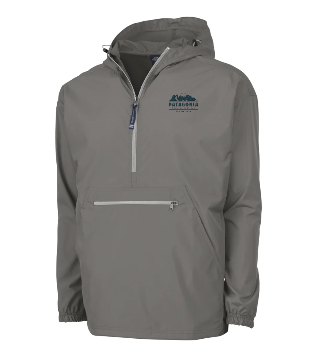 Patagonia Running Festival Finisher - Pack-N-Go Pullover Jacket (9904) (Grey)