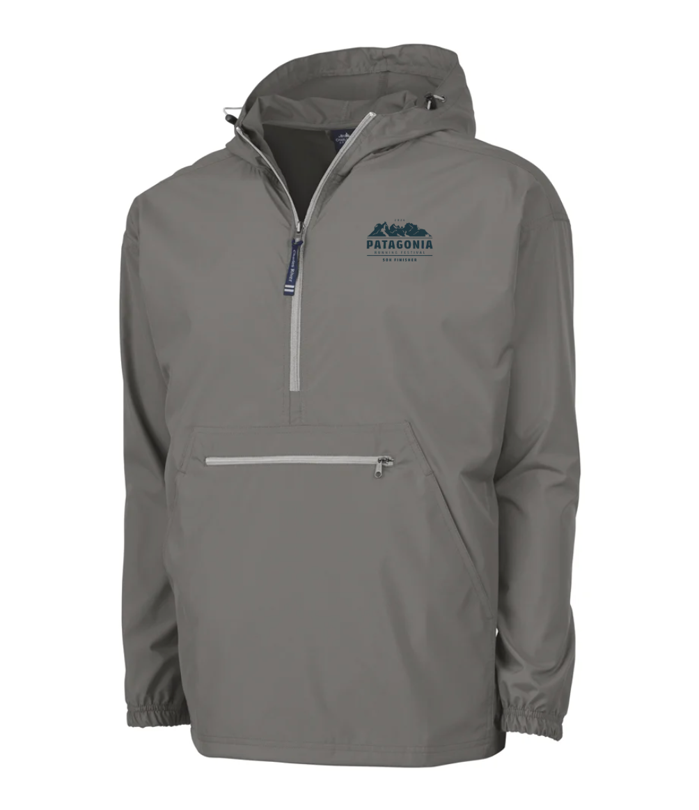 Patagonia Running Festival Finisher - Pack-N-Go Pullover Jacket (9904) (Grey)