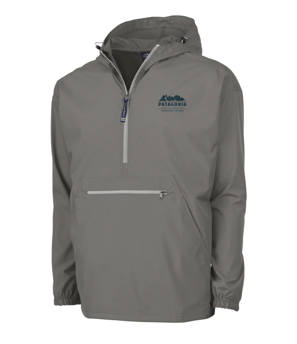 Patagonia Running Festival Finisher - Pack-N-Go Pullover Jacket (9904) (Grey)