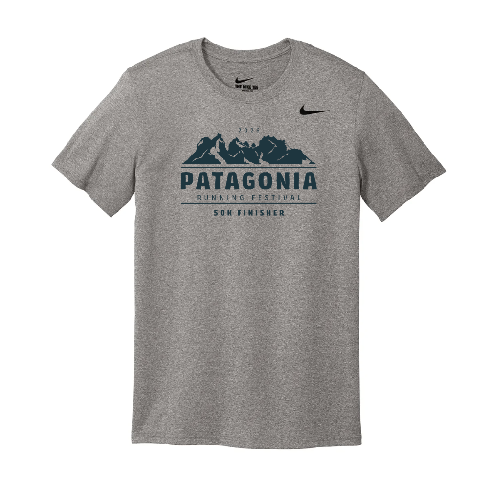 Patagonia Running Festival Finisher - Nike Men's Team rLegend Tee (DV7299) (Carbon Heather)