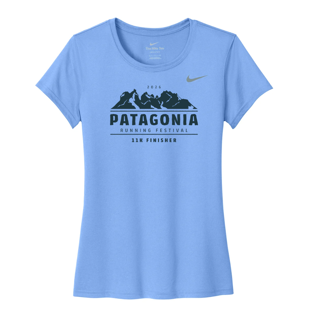 Patagonia Running Festival Finisher - Nike Women's Team rLegend Tee (DV7312) (Valor Blue)