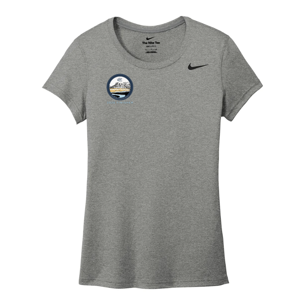 Patagonia Running Festival Finisher - Nike Women's Team rLegend Tee (DV7312) (Carbon Heather)