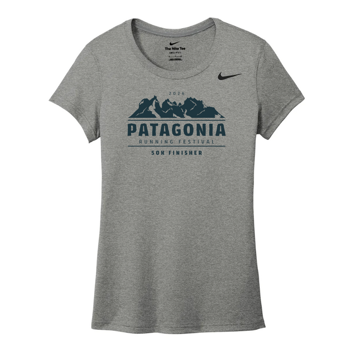 Patagonia Running Festival Finisher - Nike Women's Team rLegend Tee (DV7312) (Carbon Heather)