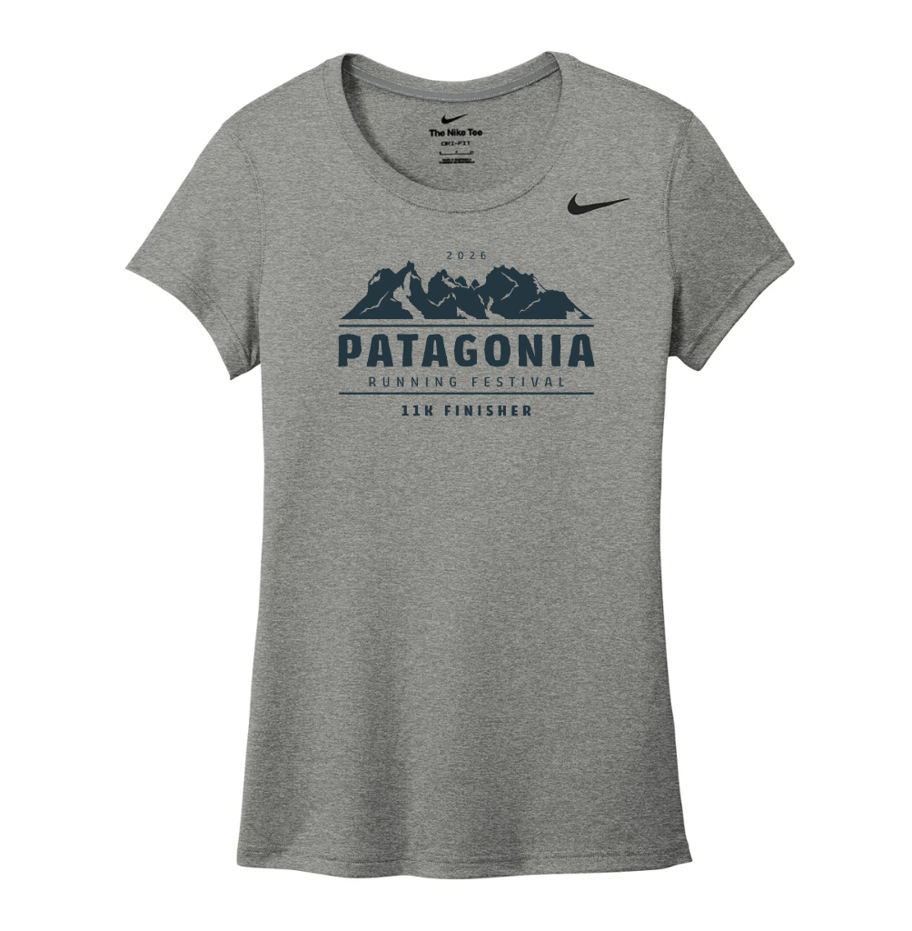 Patagonia Running Festival Finisher - Nike Women's Team rLegend Tee (DV7312) (Carbon Heather)