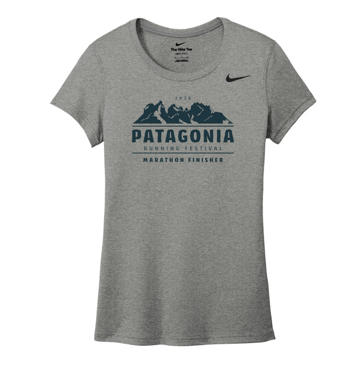 Patagonia Running Festival Finisher - Nike Women's Team rLegend Tee (DV7312) (Carbon Heather)