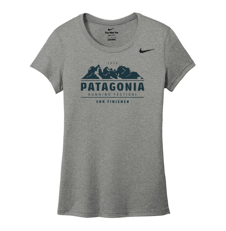 Patagonia Running Festival Finisher - Nike Women's Team rLegend Tee (DV7312) (Carbon Heather)