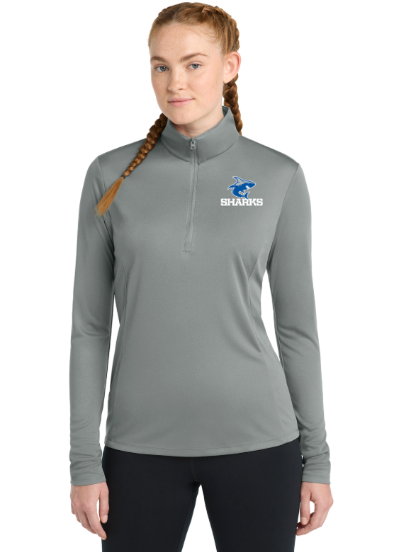 SciCoh Football and Cheer - Ladies' Performance Quarter-Zip (LST357)