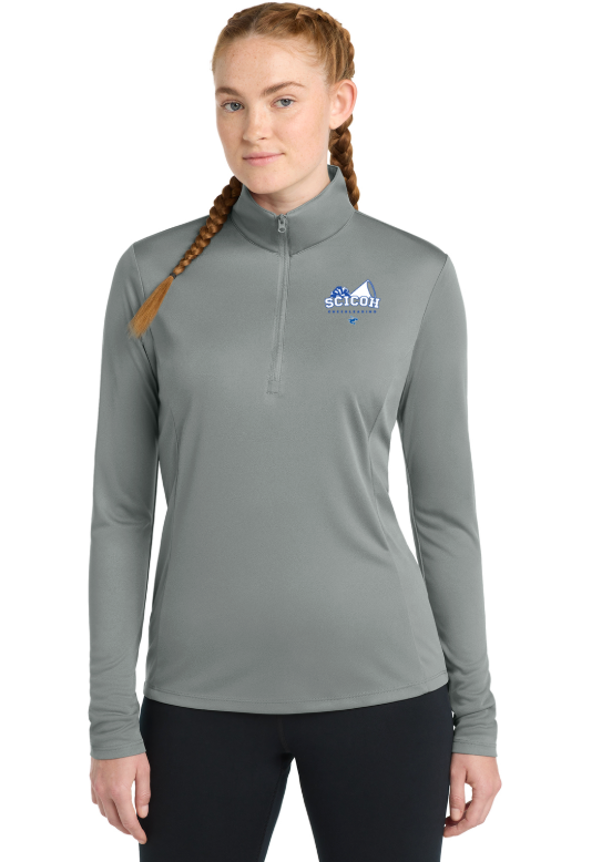 SciCoh Football and Cheer - Ladies' Performance Quarter-Zip (LST357)