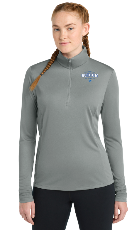 SciCoh Football and Cheer - Ladies' Performance Quarter-Zip (LST357)