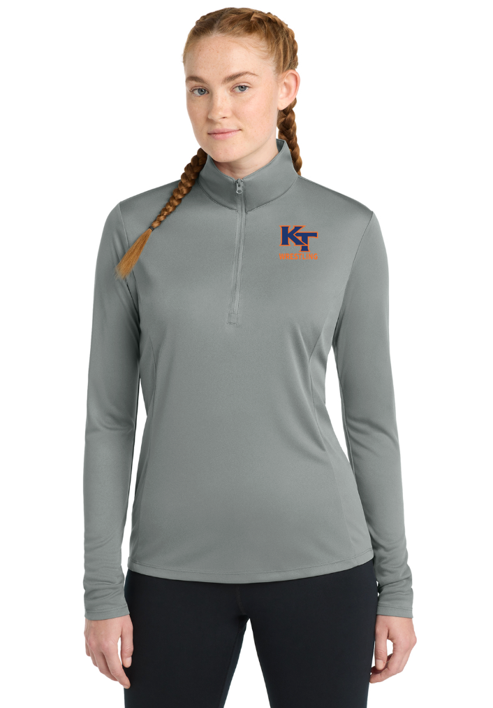 Keefe Tech Wrestling - Ladies' Performance Quarter-Zip (LST357)
