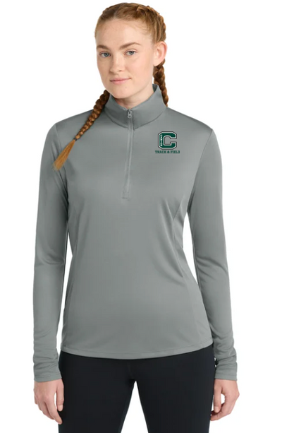 Canton Track & Field - Ladies' Performance Quarter-Zip (LST357)