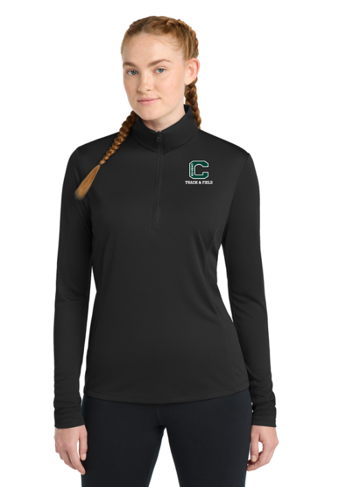 Canton Track & Field - Ladies' Performance Quarter-Zip (LST357)
