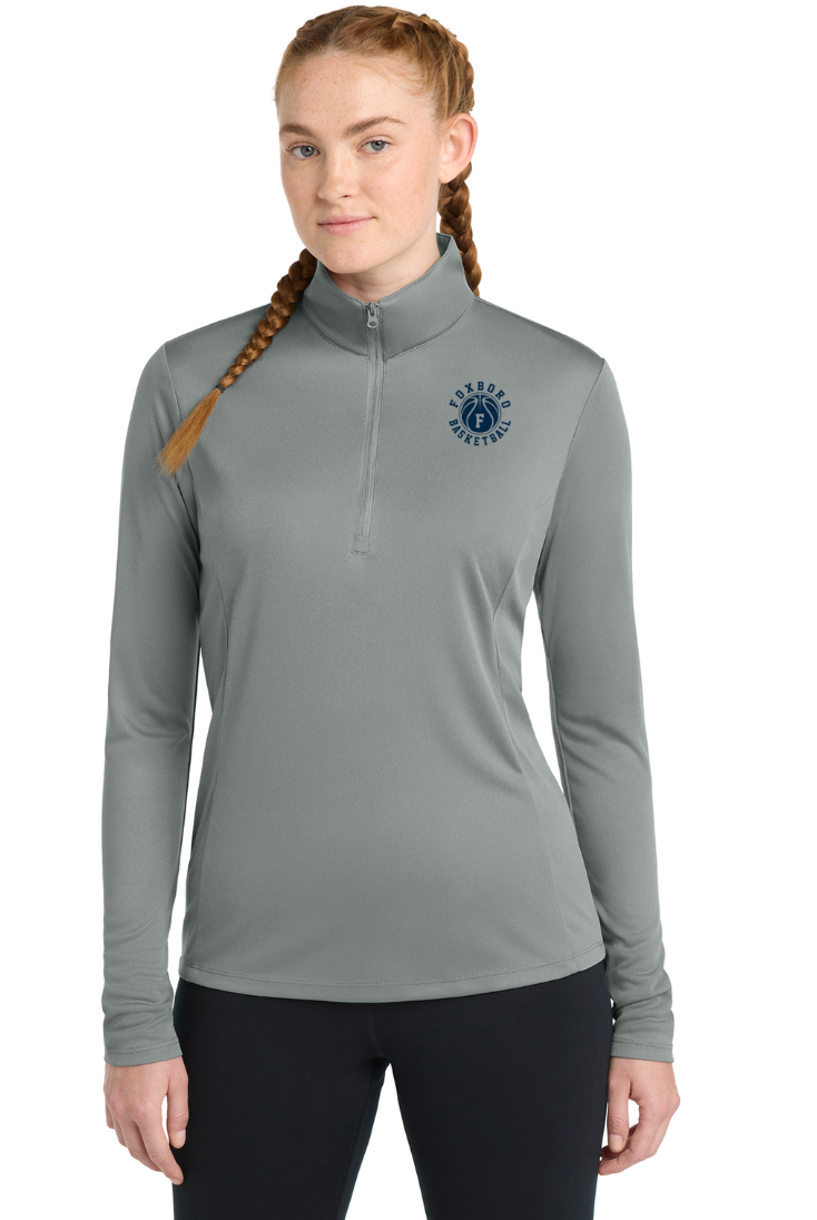 Foxboro Youth Basketball  - Ladies' Performance Quarter-Zip (LST357)