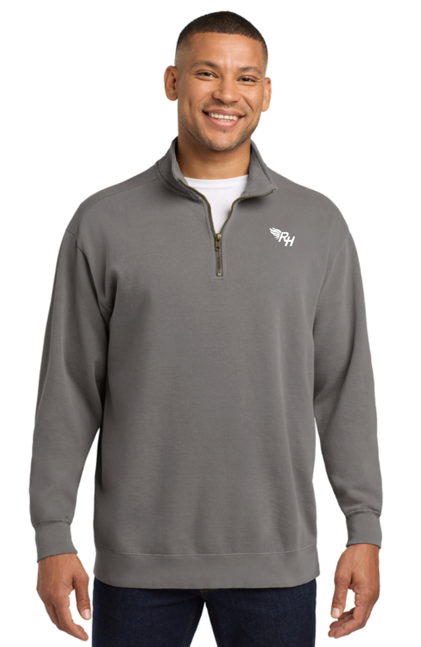 Comfort Colors® Ring Spun 1/4-Zip Sweatshirt (1580, TRH-01)